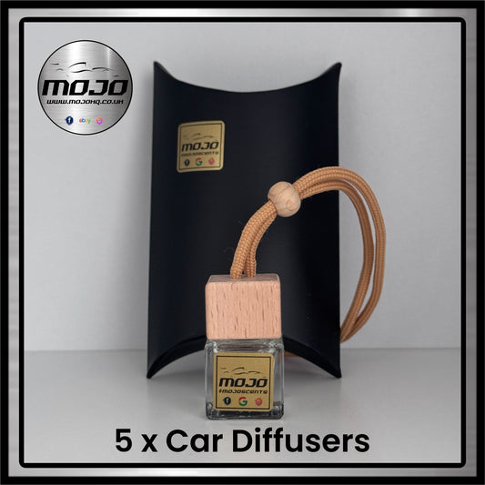 5 x MOJO HQ Car Diffusers 